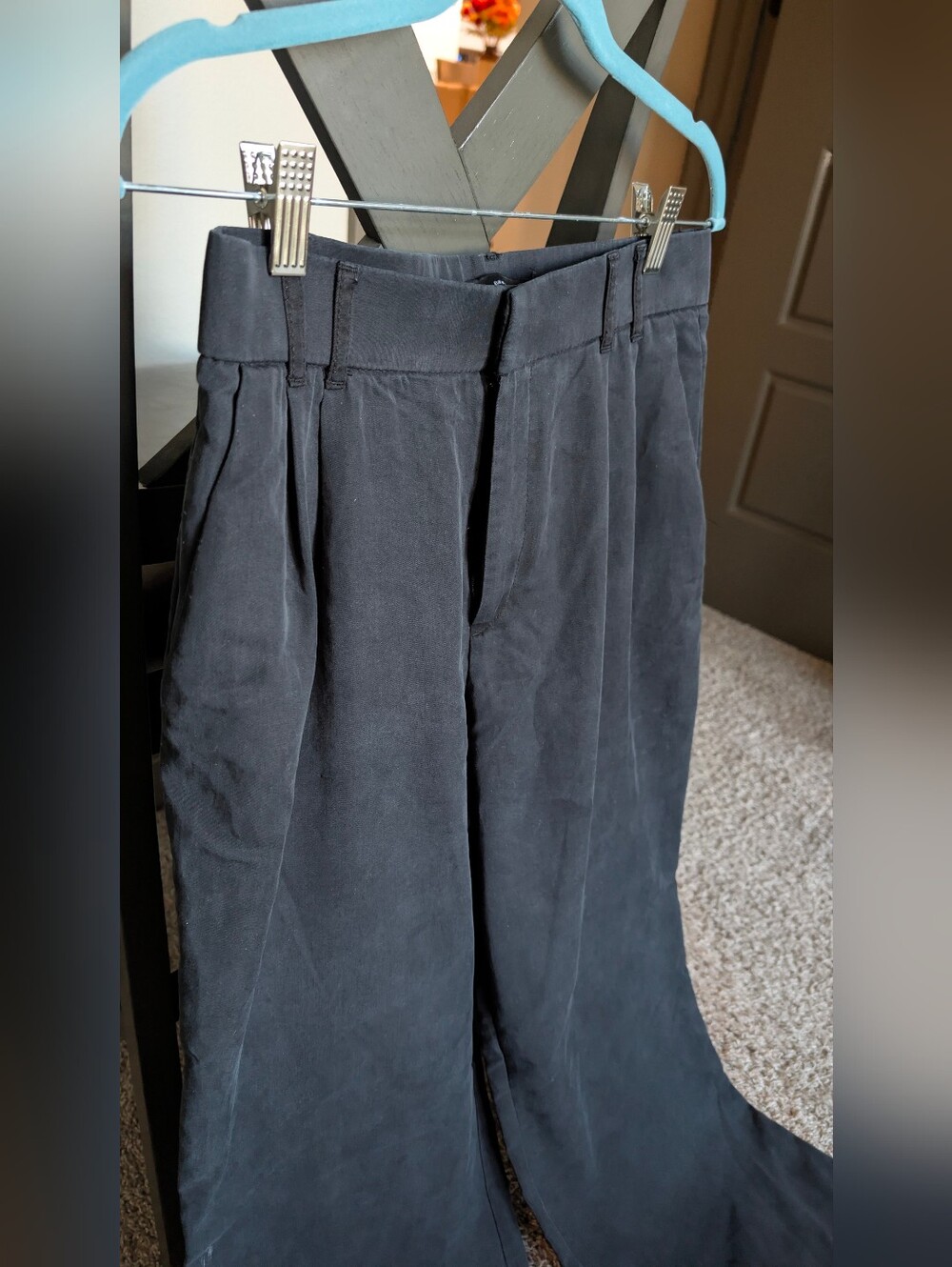 Zara Women's Dark Navy Dress Pants M